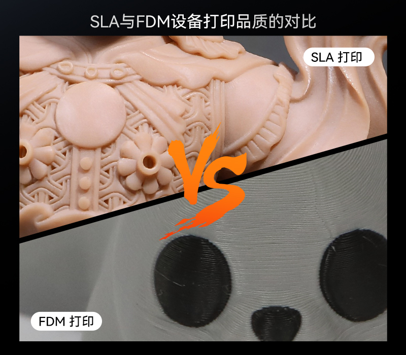 SLA與FDM設(shè)備打印品質(zhì)的對比